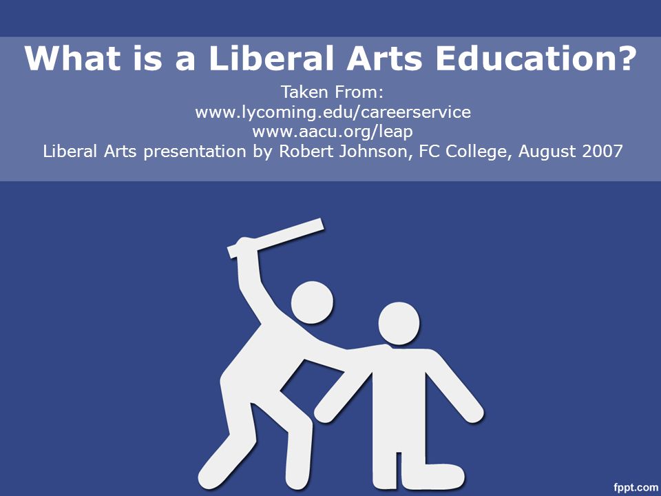 buy liberal arts powerpoint presentation
